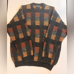 Wool vintage sweater made in Italy grandpa style RAFFI brand